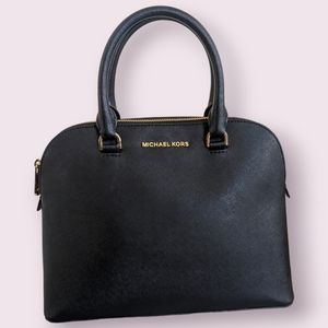 Michael Kors saffiano leather satchel